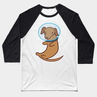 Astronauts Dog Baseball T-Shirt